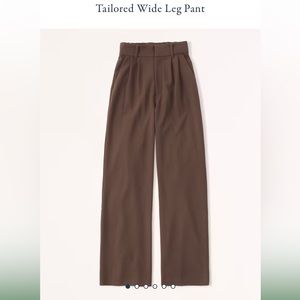 Abercrombie & Fitch Tailored Wide Leg Pants